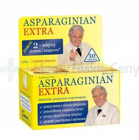 Asparaginian Extra 50 tabletek